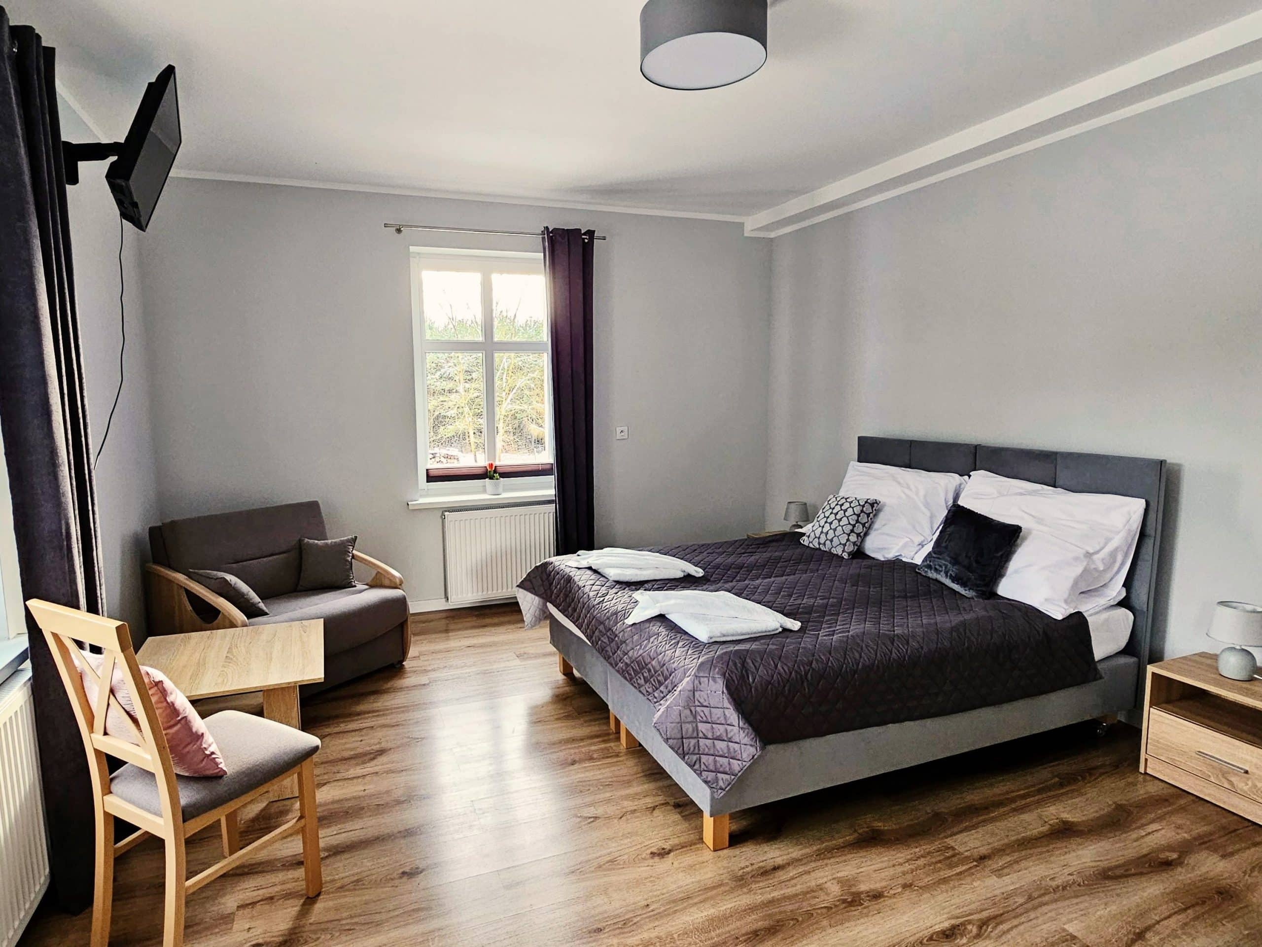 Pokój dwuosobowy w pensjonacie Dobry Czas